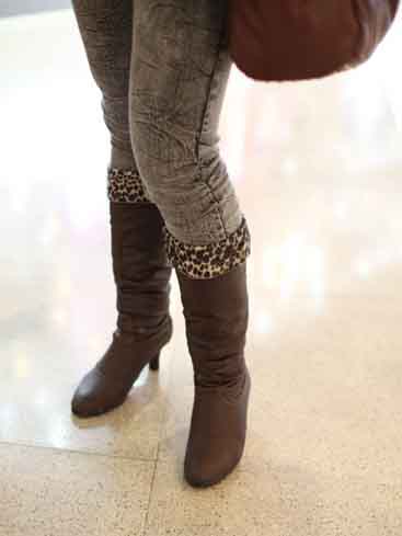 上海<em>街头</em>豹纹<em>女郎</em>_服装百事通