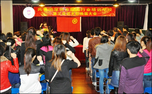共青团深圳市服装行业培训学校第三届团支部换届大会召开1.jpg