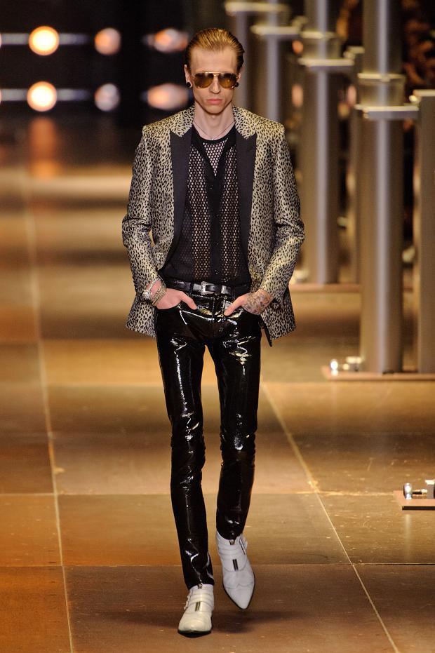 Saint Laurent Paris 2014春夏男装秀1.jpg