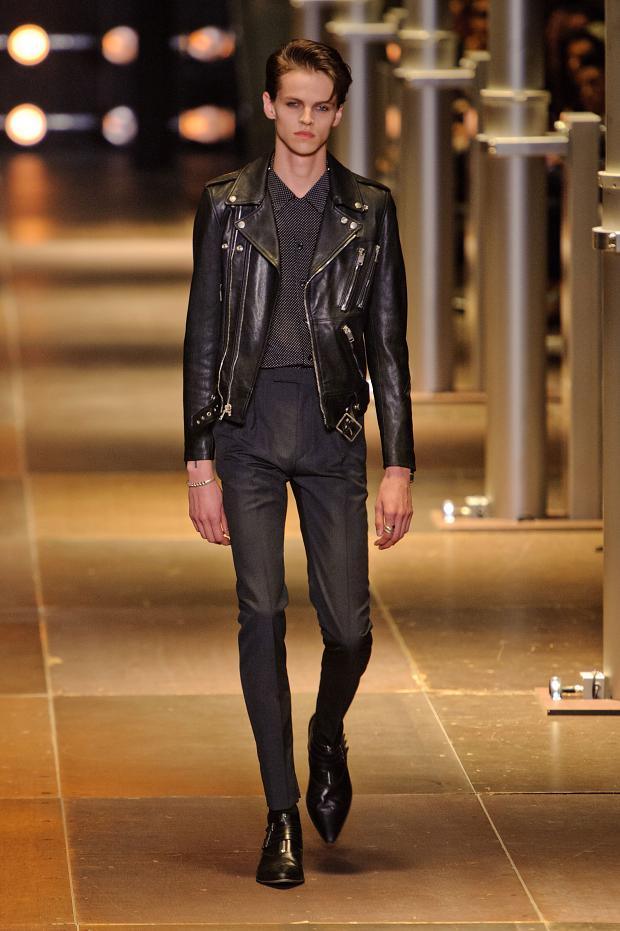 Saint Laurent Paris 2014春夏男装秀9.jpg