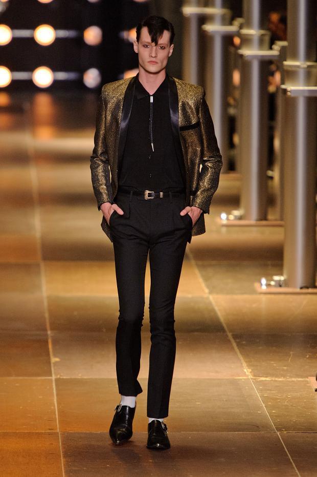 Saint Laurent Paris 2014春夏男装秀24.jpg