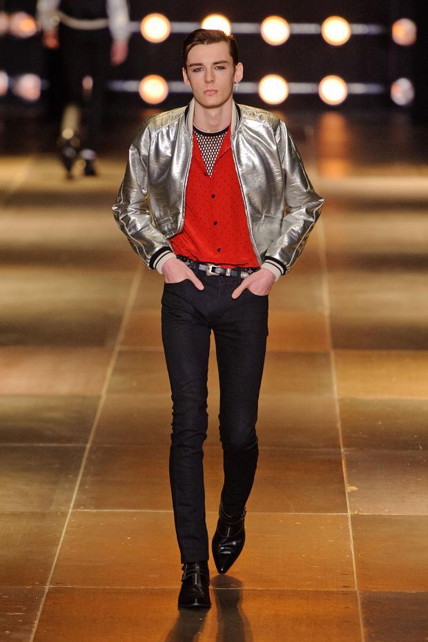 Saint Laurent Paris 2014春夏男装秀25.jpg