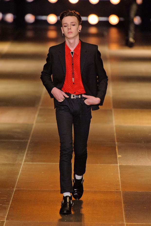 Saint Laurent Paris 2014春夏男裝秀27.jpg