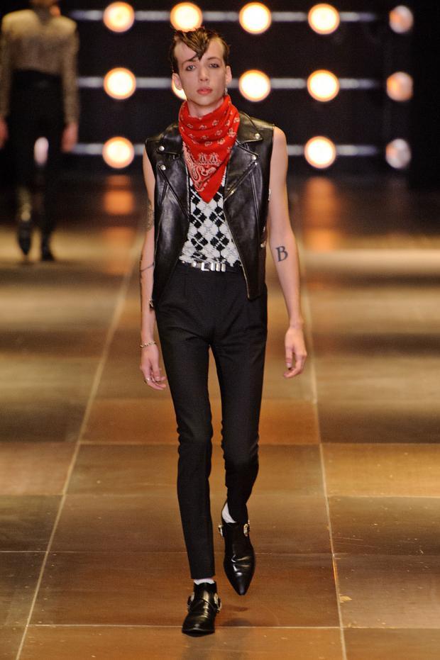 Saint Laurent Paris 2014春夏男装秀31.jpg