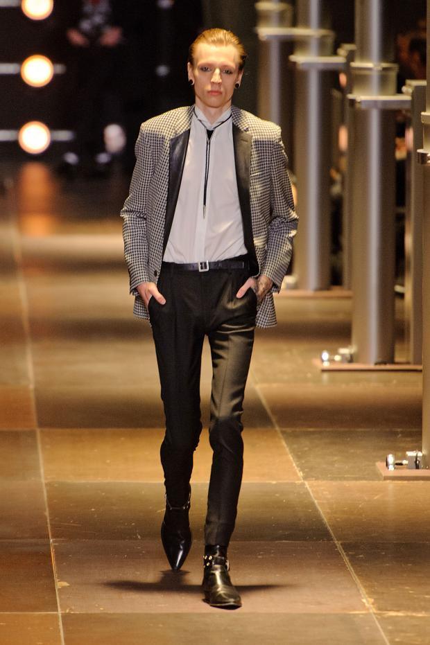 Saint Laurent Paris 2014春夏男装秀32.jpg