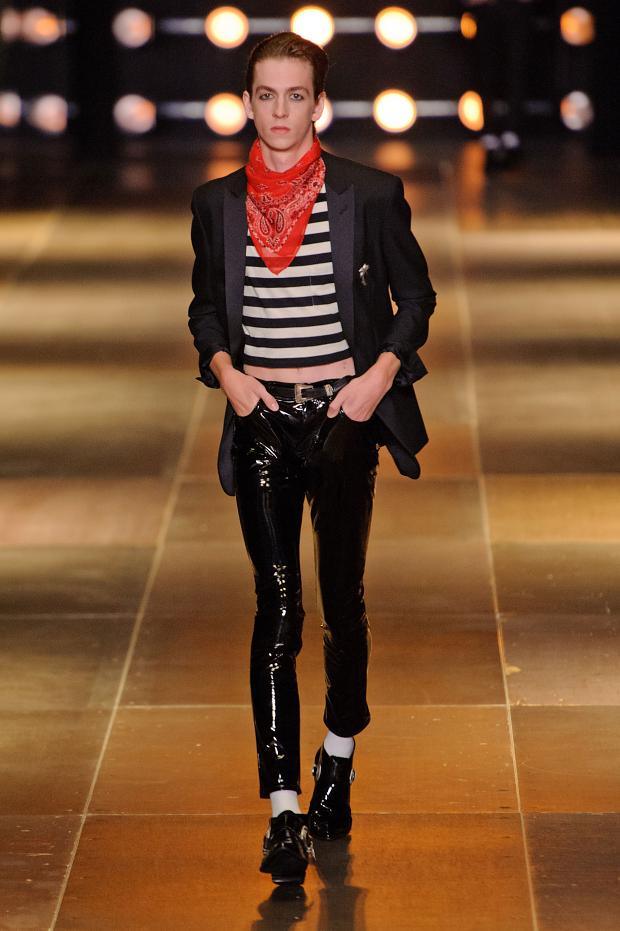 Saint Laurent Paris 2014春夏男装秀35.jpg