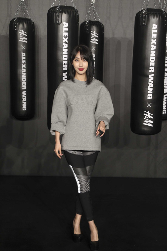 李菲儿助阵“Alexander Wang&#215;H&amp;M”中国发布会0.jpg