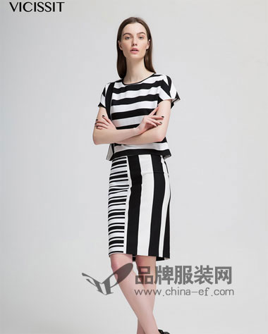 VICISSIT品牌推出2015夏季女装新品 黑白线条艺术 1.jpg