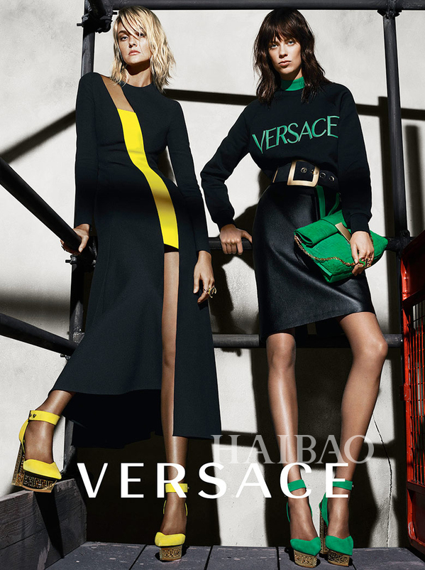 范思哲Versace 2015秋冬女裝廣告大片1.jpg