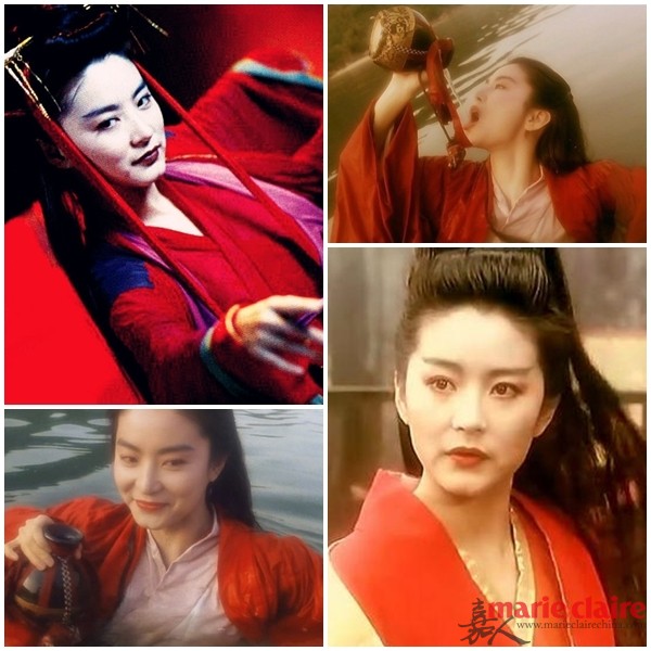 《偶像来了》林青霞美艳下凡 她是最会穿红色的气质女神1.jpg