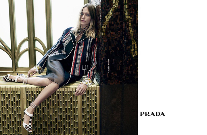 意大利奢侈品牌Prada释出2016春夏系列广告大片 3.jpg
