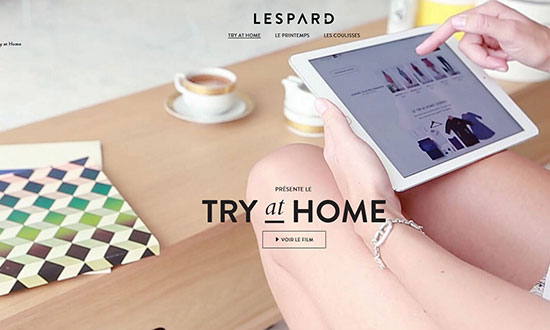 法国女装品牌Lespard打通线上 要把试衣间搬回家 0.jpg